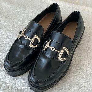 Chunky Black Loafers